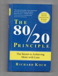 Image of 80/20 principle: the secret to achieving more with less